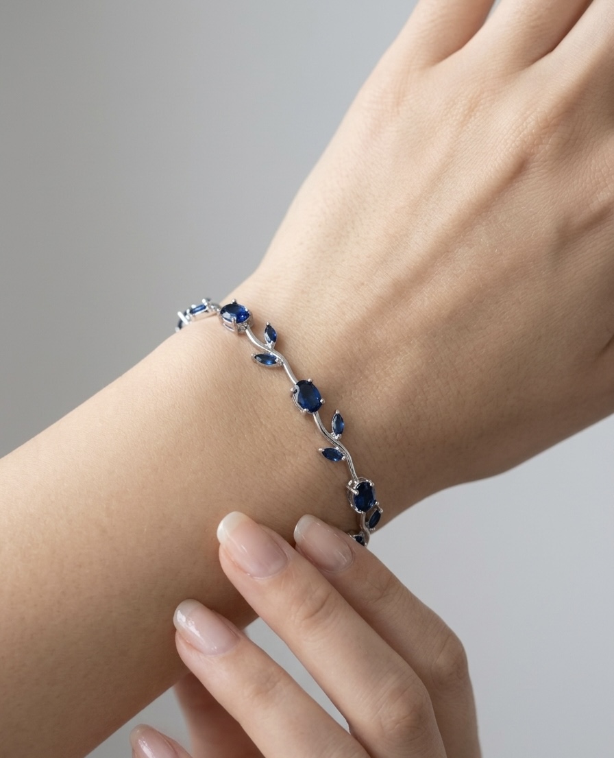 Blue stone bracelet